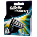 GILLETTE-MACH-3-Cartridges 4pc 